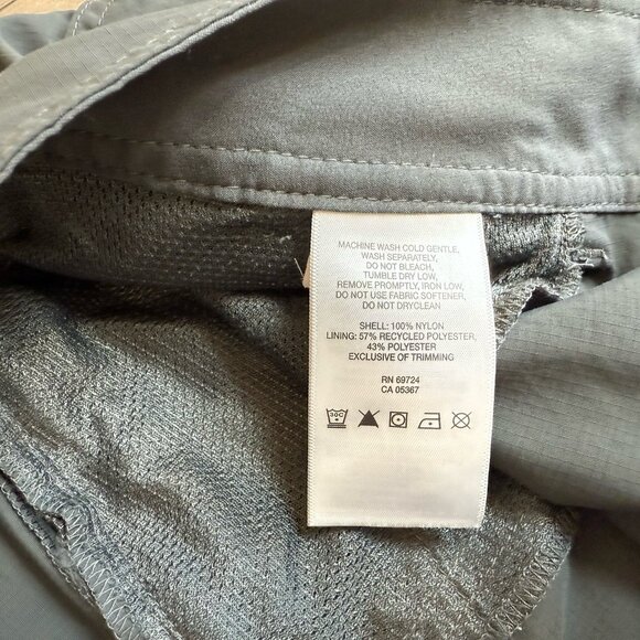 COLUMBIA Capri Pants Womens 6 Silver Ridge Cargo 32x21 Gray Hiking - Picture 6 of 6